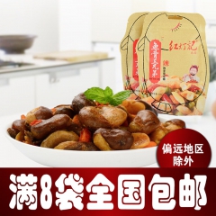 零食红灯记鱼骨青豆52g鱼骨头休闲食品炒货批发鱼骨蚕豆热销包...