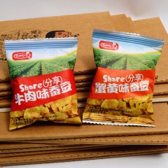甘源 花心子蟹黄味蚕豆 牛肉味蚕豆片 美味酥脆 5斤/袋