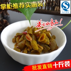 散装咸菜红油豇豆泡菜特产酸豆角腌菜10斤永超酱菜老坛酸豆角