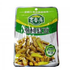 吉香居泡椒豇豆80g红油豇豆酸爽鲜脆下饭菜休闲零食泡面搭档批...
