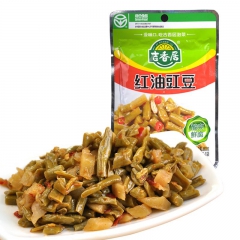 四川吉香居开袋即食下饭菜泡椒豇豆 红油豇豆80g