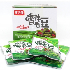 绿色健康零食批发 湘芝颂毛豆 绝辣味道 70克一包湖南特产零...