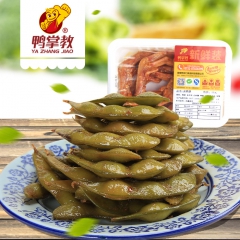 【鸭掌教】新鲜到家 新鲜装 卤毛豆 400g湖南特产休闲食品...