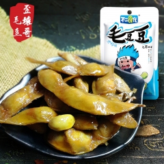 一件代发 办公室休闲零食热卖 不二食代辣毛豆 黑鸭味30g*...