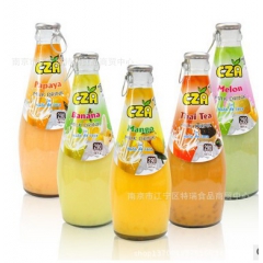 泰国进口的CZA芒果 香蕉 哈密瓜 木瓜味果味饮料 整箱24...