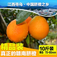 精品果10斤正宗赣南脐橙 橙子果园新鲜水果 果径70-80m...