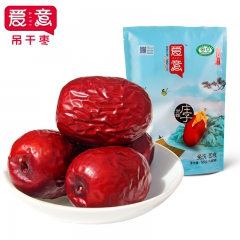 新疆特产有机大枣 爱意吊干枣若羌红枣一级520克厂家直销批发...