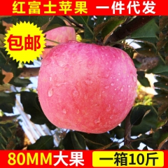 陕西红富士苹果批发 眉县新鲜平安果产地 10斤装生鲜糖心苹果...