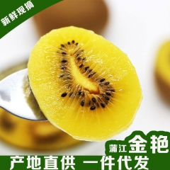 四川蒲江黄心猕猴桃 大果24个装 新鲜包邮水果 金艳 非红心...