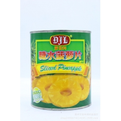 DJL菠萝圈 糖水菠萝罐头 进口泰国菠萝 836g  烘焙、...