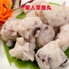 温岭一家人章鱼丸 2500克*4包 火锅丸子 烧烤麻辣烫关东...