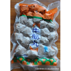 广东潮汕特产 正宗手工制作牛筋丸 真空包装潮汕特产批发 牛肉...