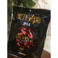 新品 芝扎扎蜜汁鸡翅 香巴哥 乡吧哥 乡巴佬 120g 三只...
