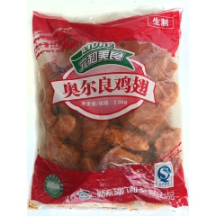 奥尔良翅中 六和调理鸡翅 烤翅 微辣 2.5kg/袋 已腌制...