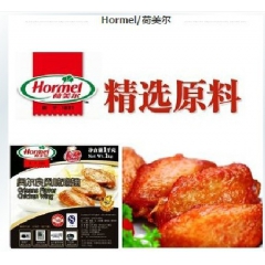 荷美尔鸡翅 奥尔良风味鸡翅10kg每箱装 必胜客烤翅翅中至尊...