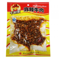 牛浪汉麻辣泡椒烧烤牛肉160g芝麻香重庆特产真空包装下饭零食...