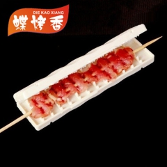 蝶烤香多功能烧烤手动 羊肉串 穿肉器 雨蝶烧烤