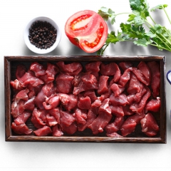 新西兰银蕨牧场原装进口羊腿肉片400g 草饲生鲜 DIY羊肉...