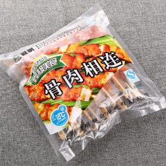 速冻骨肉相连400g 调理腌制鸡肉串 烧烤食材大串 油炸食品...