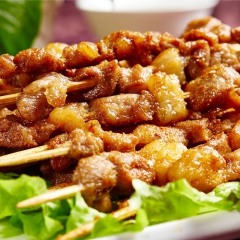 批发羊肉串  内蒙古特产 蒙羊150g羊肉串 开袋即食  新...