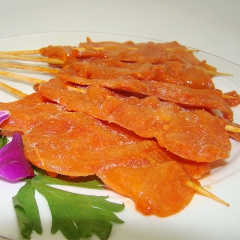 大里脊肉批发 烧烤里肌肉 手抓饼专用里脊肉串 40根/包