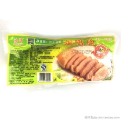 鸿津烟鸭胸肉175g 烟熏鸭脯肉鸭子加热即食烧烤酒店快餐厅饭...