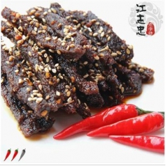 真牛肉!四川特产食品零食江志忠牛肉干牛肉条五香/麻辣 60g