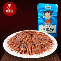 四川特产 蜀道香麻辣小鱼仔15g 独立包装 麻辣风味鱼制品 ...