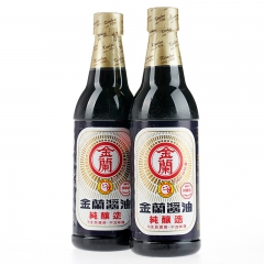 批发西餐日式料理调料 金兰原味酱油590ml*12 卤肉饭必...