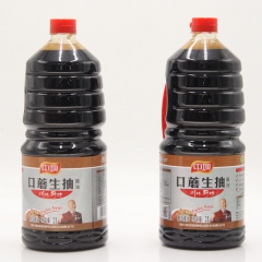中坝口蘑生抽酱油2L 美味极鲜不添加防腐剂家庭必备酱油 批发...