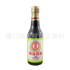 台湾 金兰薄盐酱油 非基因改造基因 500ml 纯酿造