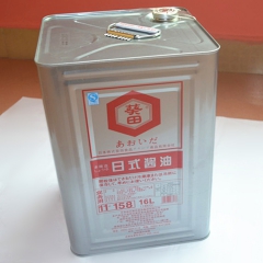 批发零售日式酱油 寿司酱油葵田一号浓口酱油16L铁桶装