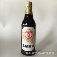台湾原产进口金兰酱油590ml 古法酿造酱油 三杯鸡卤肉饭酱...
