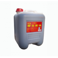 h厂家代理正品韩国风味小伙子蒙古真酱油15L 蒙古酱油 餐饮...