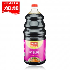 1.9L*6瓶/箱 加加味极鲜酱油 非转基因酱油 加加厂家授...