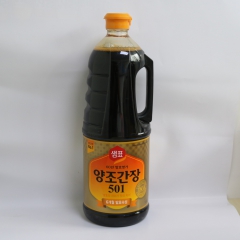 韩国酱油 膳府酿造酱油501 韩国进口酱油1.8升