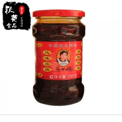 陶华碧 老干妈精制牛肉末豆豉油辣椒酱210g*24瓶/箱开胃...
