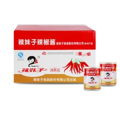 湖南特产长沙猛辣超辣型 辣妹子红辣椒酱 下饭菜 调味品 92...