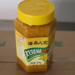 批发正宗海南黄灯笼辣椒酱湘菜之做鱼专用开心花甲专用辣椒酱
