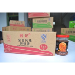 广东梅州  君记客家 紫金风味辣椒酱
