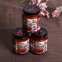 台湾进口零食品调味品辣椒酱 豆鼓朝天辣椒酱调味酱240g 批...