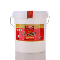 顺江郫县豆瓣 香辣桶装郫县豆瓣 14KG 红油豆瓣酱 厂家直...