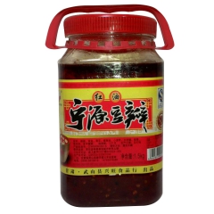 宁源红油豆瓣酱 麻辣酱 辣椒酱1.5千克 调味酱 香辣爽口调...