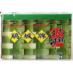 厂家直供 麻辣酱 正宗郫县豆瓣酱 鹃城牌火锅豆瓣15kg 批...