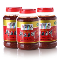 顺江郫县豆瓣 香辣豆瓣酱4kg 四川红油豆瓣酱 厂家直销批发