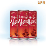 韩国原装进口饮料 七星 乐天红茶饮料240ml black tea 批发